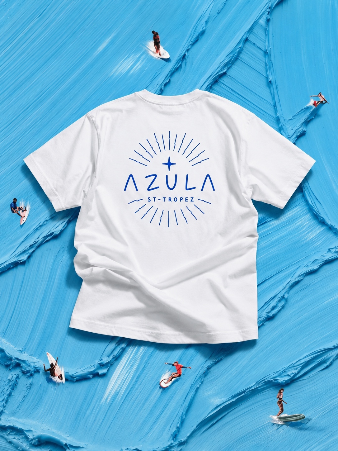T-shirt Azula Été — Bleu
