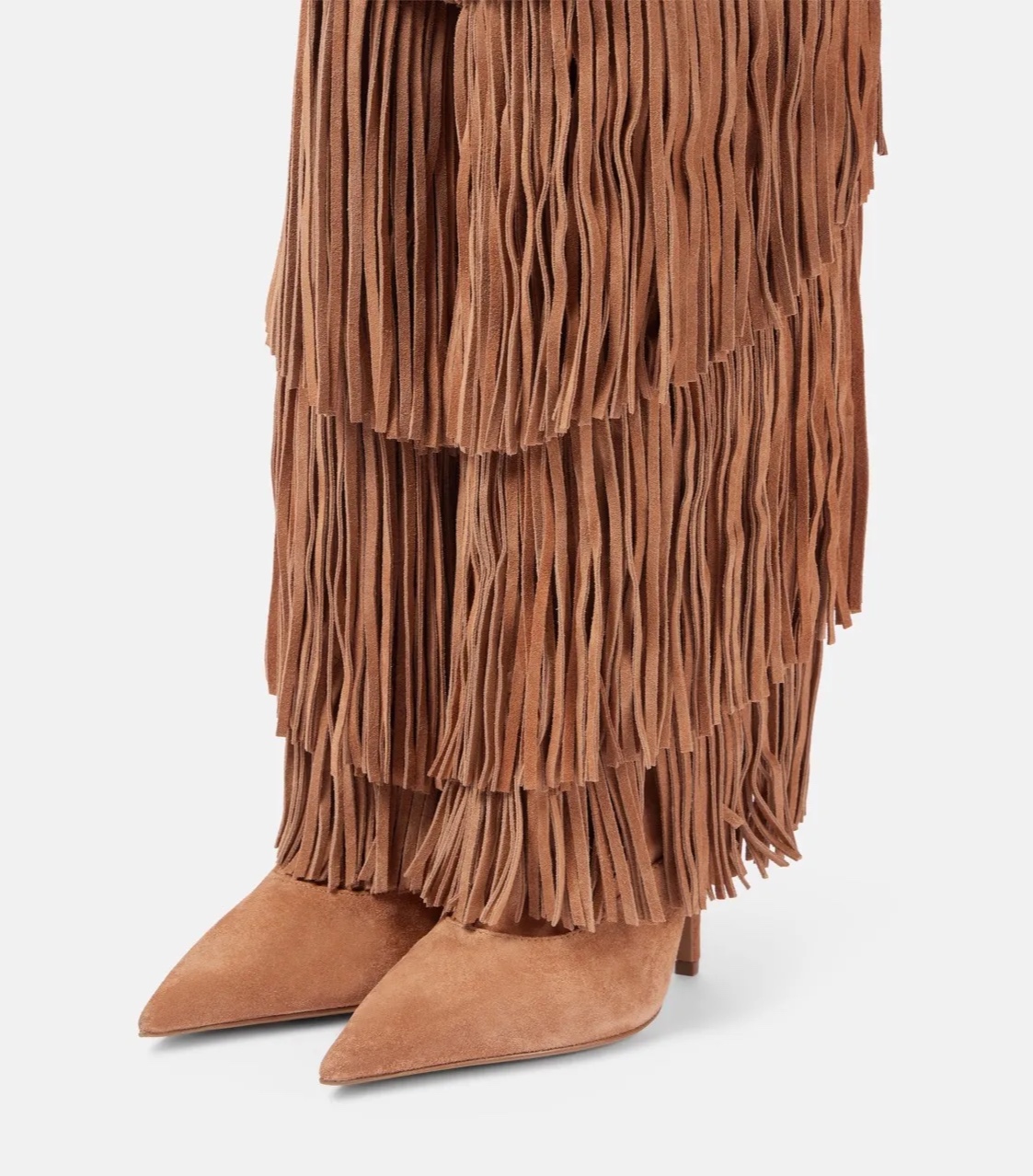 Bottes à Franges en Daim